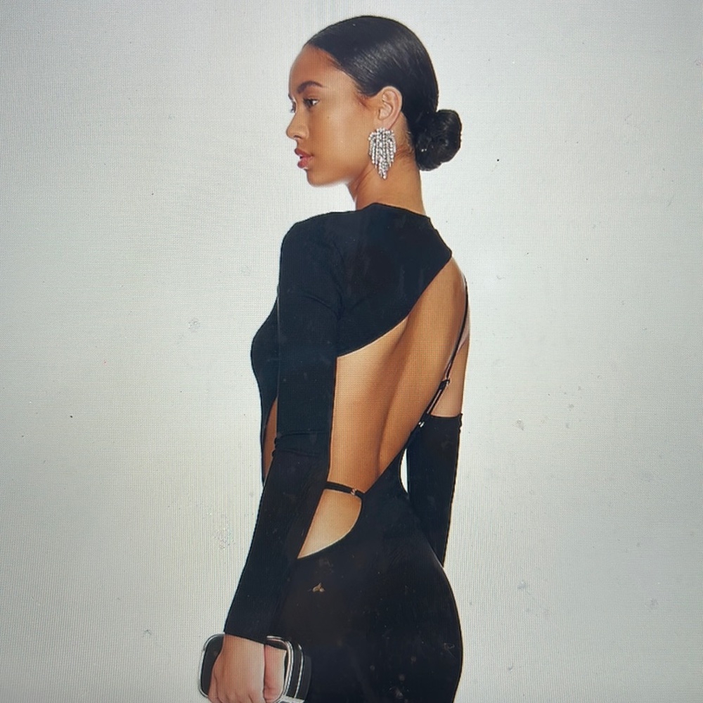Margo Open Back Gown